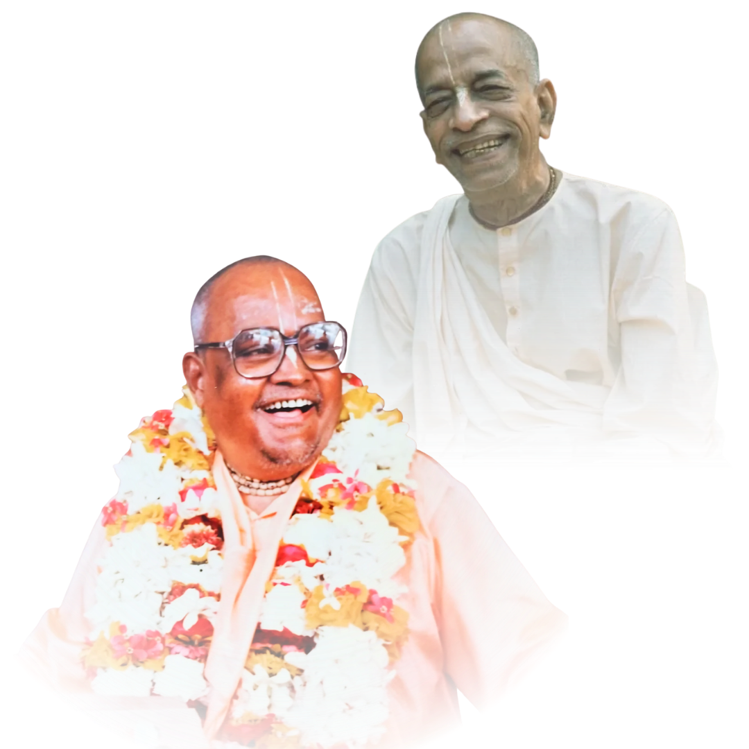 Srila Prabhupada and Srila Gurudev